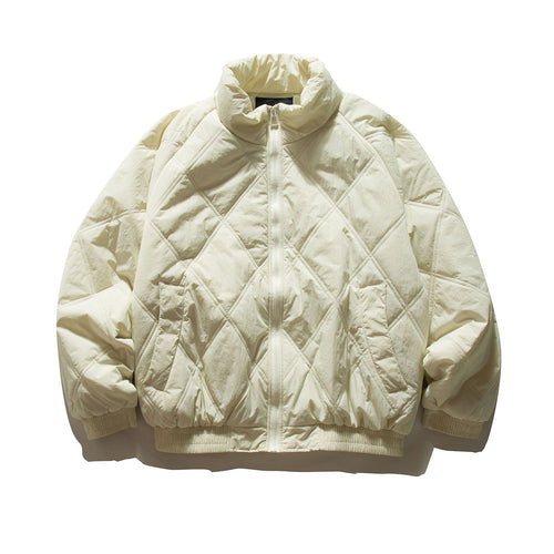 Unisex Boxy‑Steppblouson mit Diamantsteppung und hohem Funnelkragen Nord Taschen