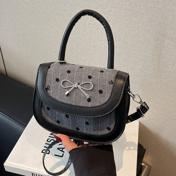 Damen Umhängetasche mit verspieltem Schleifendetail Nord Taschen
