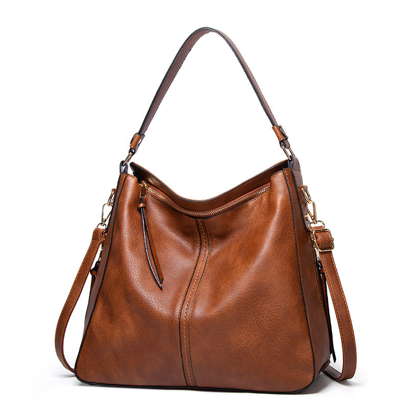 Damen Hobo-Tasche aus hochwertigem Kunstleder mit geräumigem Innenleben Nord Taschen