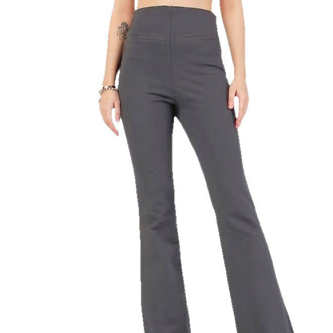 Damen Hoch geschnittene Bootcut-Hose Nord Taschen