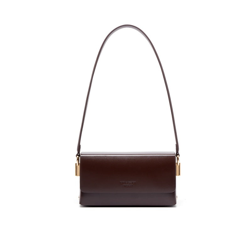 Damen elegante Lederumhängetasche mit minimalistischer Form Nord Taschen
