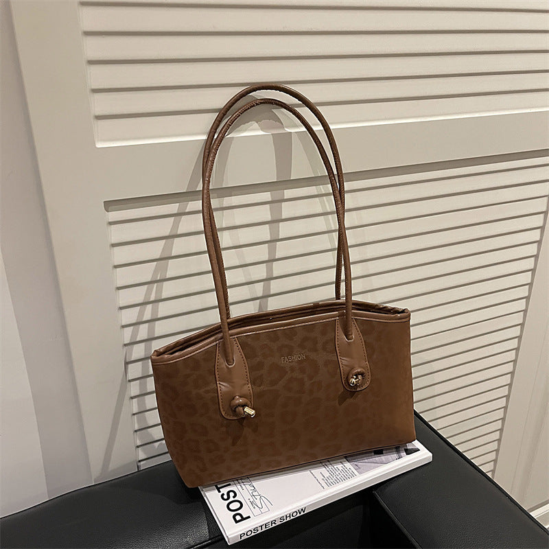 Damen elegante Handtasche mit zeitgemäßem Leopardenmuster Nord Taschen