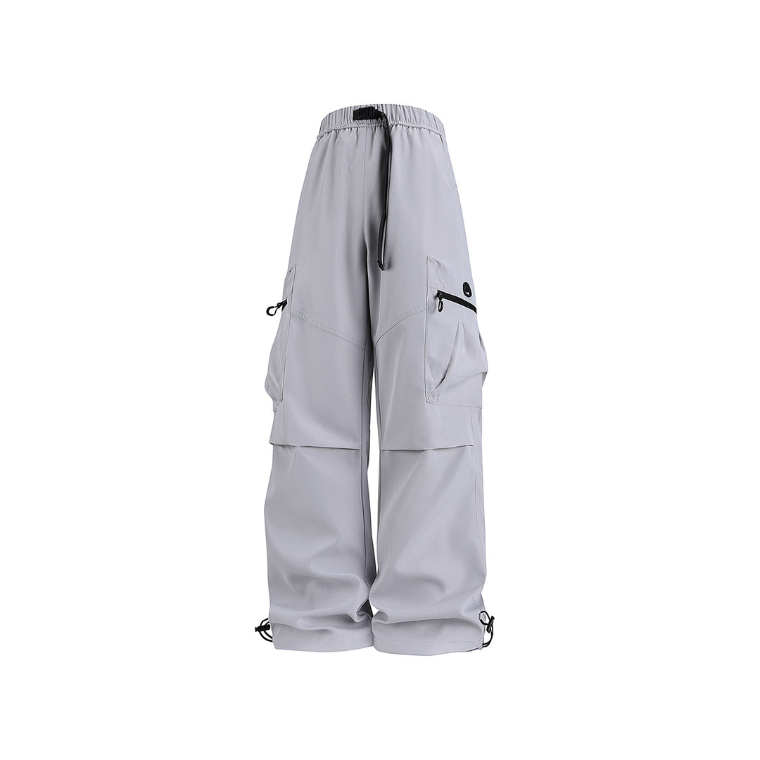 Herren Weite technische Cargo-Hose mit Multifachtaschen, Tunnelzug und verstellbaren Beinabschlüssen Nord Taschen