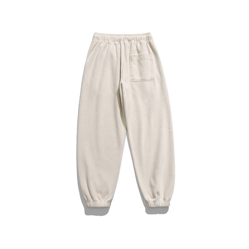 Herren Weit geschnittene Fleece-Jogginghose mit elastischen Bündchen und Eingrifftaschen Nord Taschen