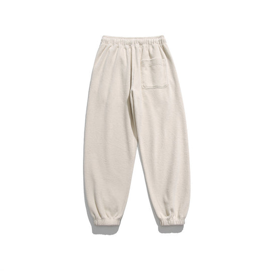 Herren Weit geschnittene Fleece-Jogginghose mit elastischen Bündchen und Eingrifftaschen Nord Taschen