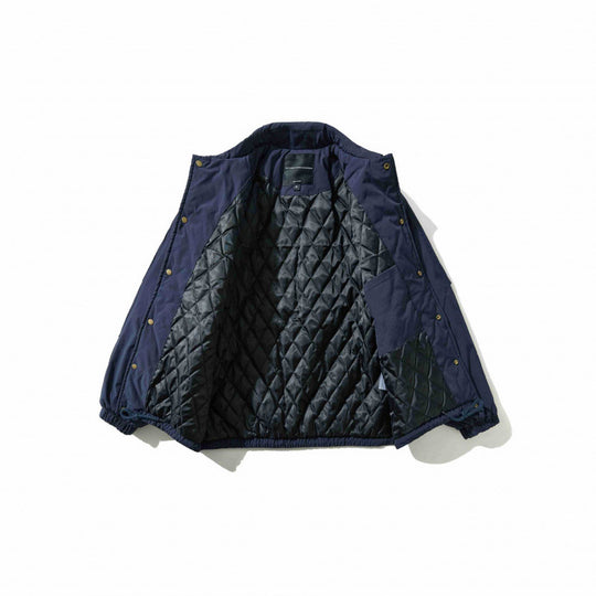 Herren Kurzblouson im Worker-Look mit Hemdkragen, Druckknopfverschluss und Kordelbund Nord Taschen