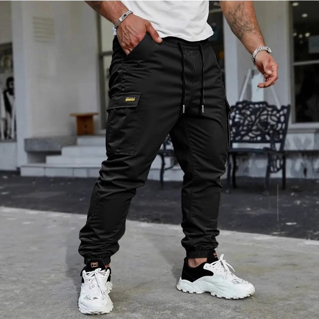 Herren Tapered Cargo-Jogginghose mit elastischem Tunnelzug, Bündchen & Multifunktions‑Taschen Nord Taschen