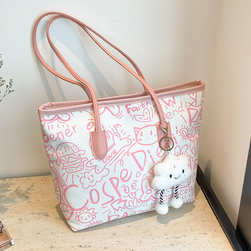 Damen Einkaufstasche mit kreativem Grafikdesign Nord Taschen