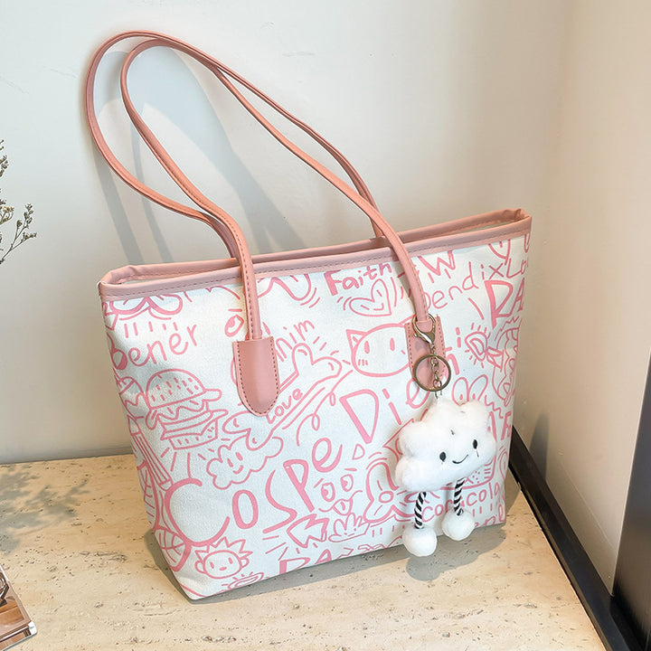 Damen Einkaufstasche mit kreativem Grafikdesign Nord Taschen