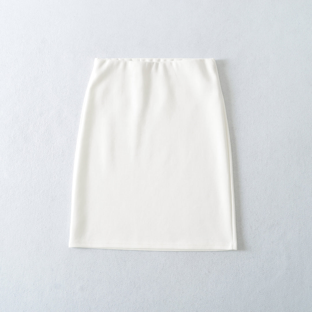 Damen Figurnaher Jersey-Bleistiftrock mit hohem Bund und stretchigem Komfortmaterial Nord Taschen