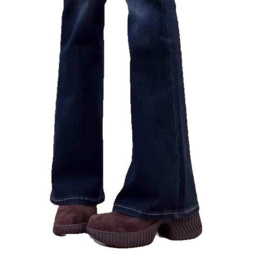 Damen Plateau-Slip-On mit skulpturaler Lug-Sohle und gepolstertem Komfortfußbett Nord Taschen