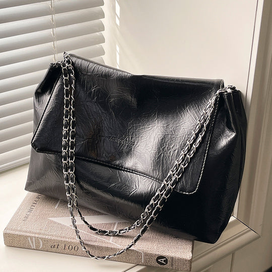 Damen Schultertasche mit luxuriösem Kettenhenkel und strukturiertem Obermaterial Nord Taschen