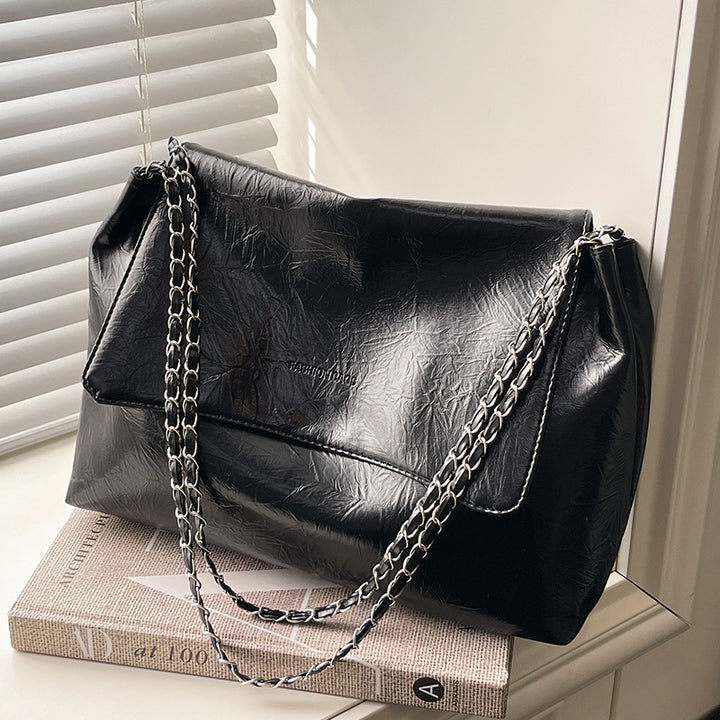Damen Schultertasche mit luxuriösem Kettenhenkel und strukturiertem Obermaterial Nord Taschen