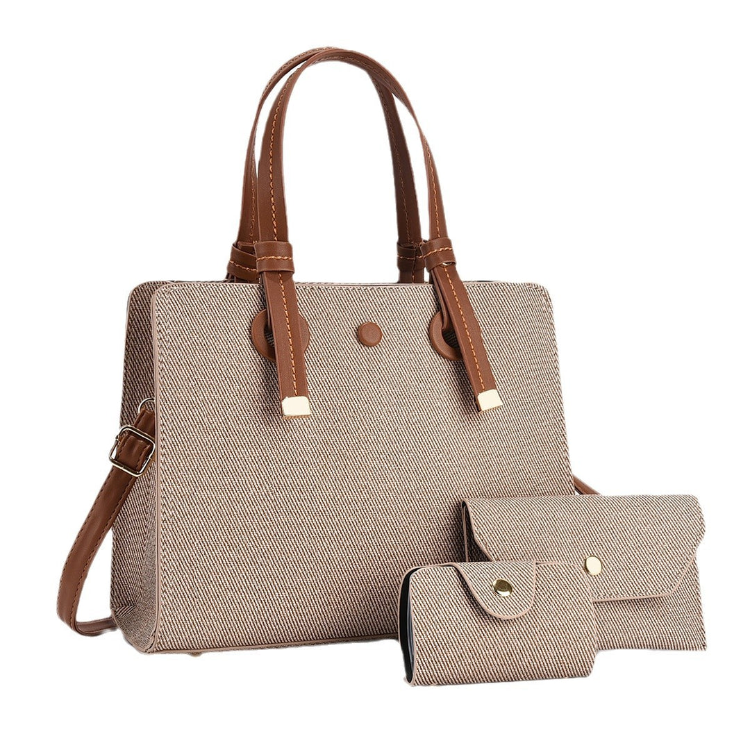 Damen modische Shopper-Tasche mit zusammenpassendem Mini-Portemonnaie von Nord Taschen