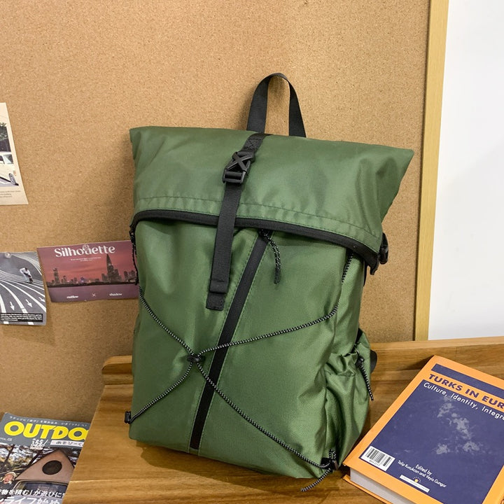 Damen Rolltop Rucksack mit praktischen Kompressionsriemen Nord Taschen