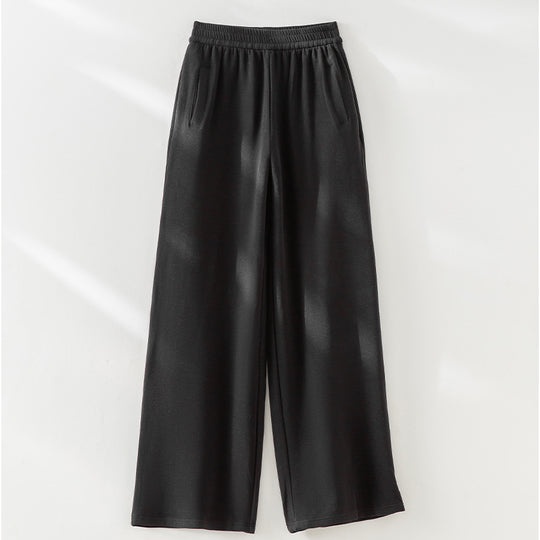 Damen weite Lounge-Hose mit elastischem Bund und Eingrifftaschen Nord Taschen