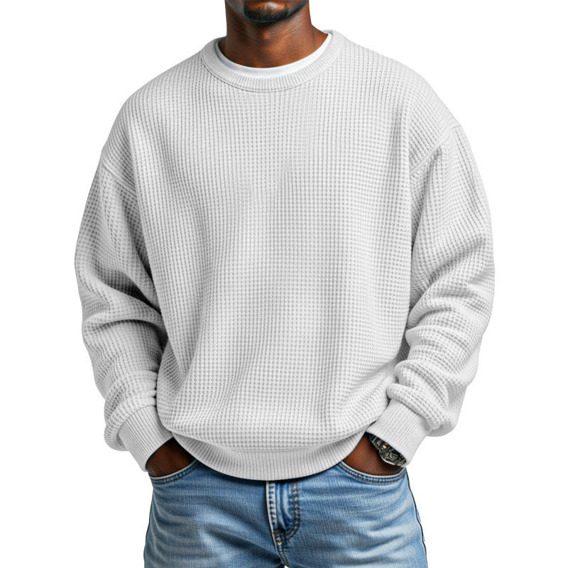 Herren Bequemer Sweatpullover mit Waffelstruktur Nord Taschen