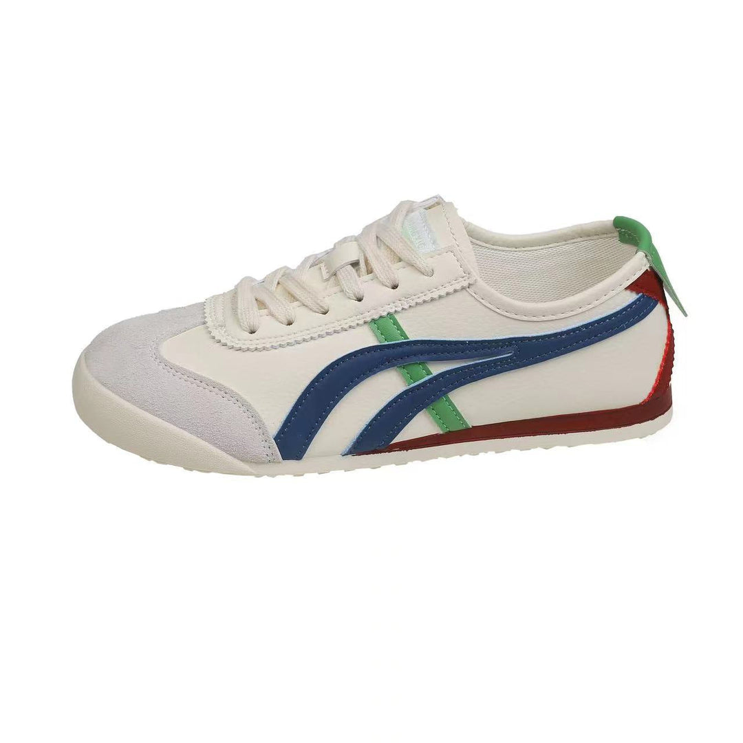 Damen Sportliche Sneakers im Retro-Design mit kontrastierenden Farbakzenten Nord Taschen