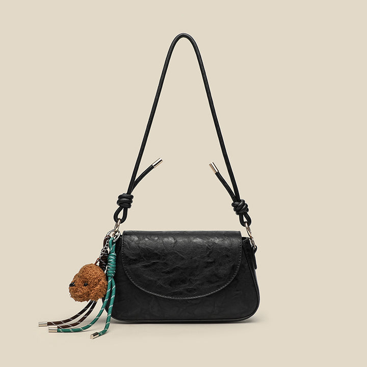 Damen Clutch-Tasche mit verspieltem Anhänger Nord Taschen