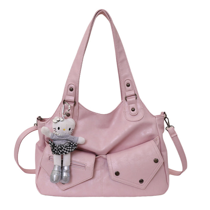 Damen modische Handtasche mit praktischem und verspieltem Anhänger Nord Taschen
