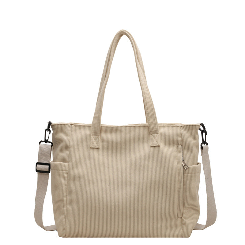 Nord Taschen | Large Handbag for School in Corduroy