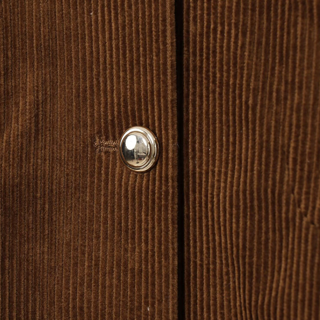 Damen Kurz-Overshirt aus Cord mit Druckknopfleiste und aufgesetzten Taschen Nord Taschen