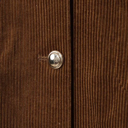 Damen Kurz-Overshirt aus Cord mit Druckknopfleiste und aufgesetzten Taschen Nord Taschen