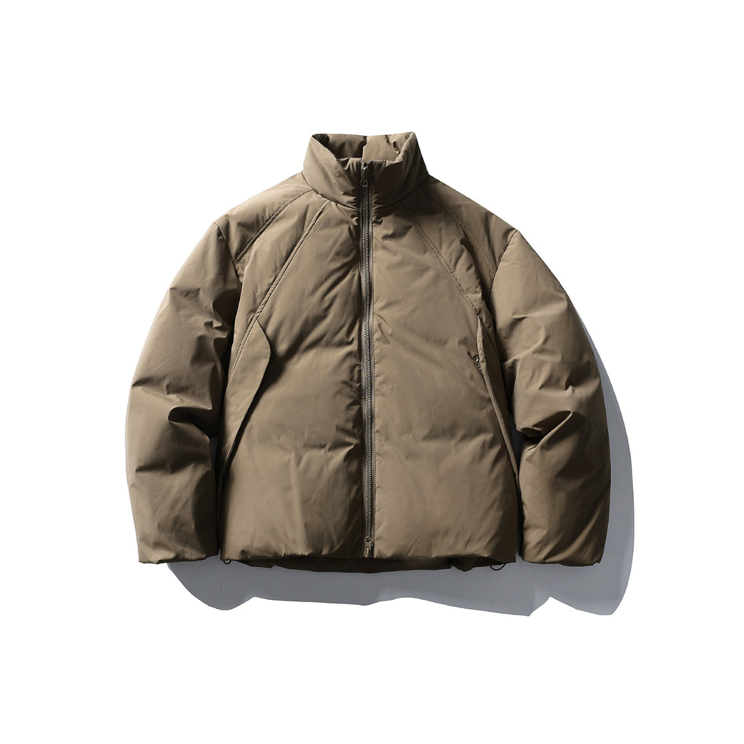 Herren Boxy Thermo-Isolationsjacke mit hohem Stehkragen und minimalistischer Außenhülle Nord Taschen