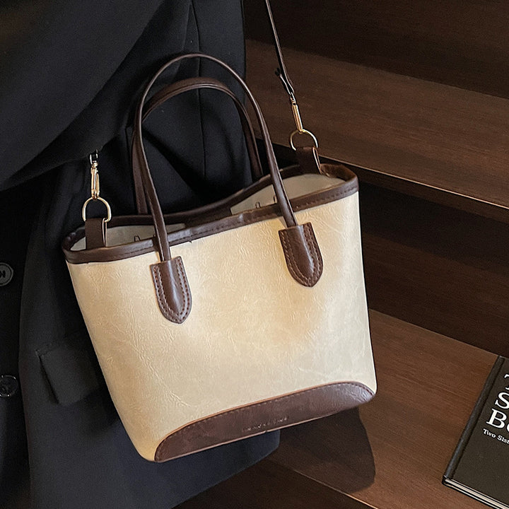 Damen Handtasche mit strukturiertem Kunstleder Nord Taschen