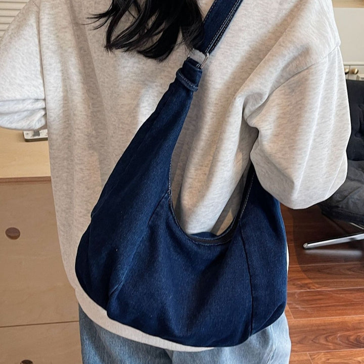 Damen Schultertasche aus hochwertigem Baumwollmaterial mit verstellbarem Tragegurt Nord Taschen