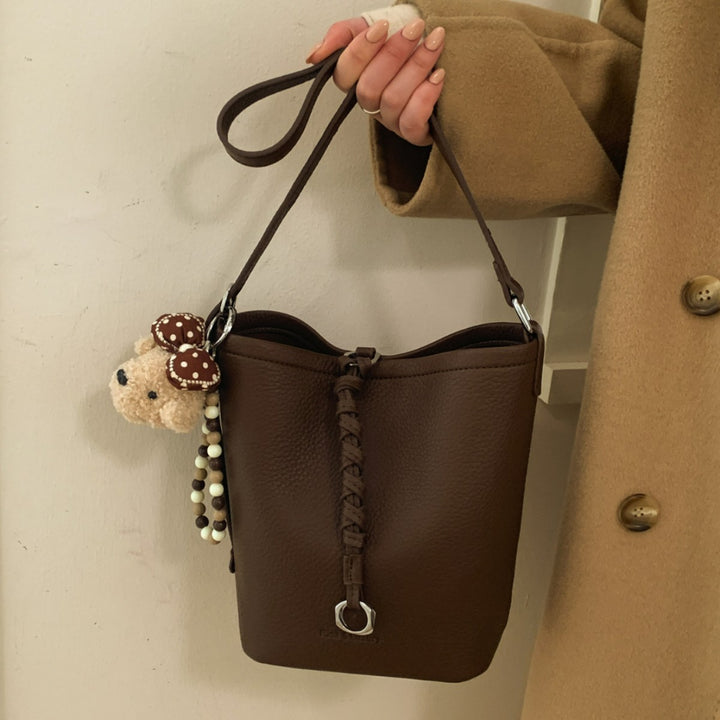 Damen Hobo Tasche mit geflochtenen Details Nord Taschen