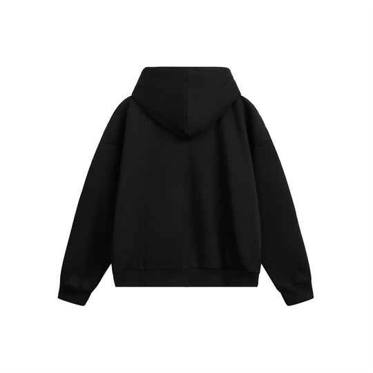 Unisex Kapuzen‑Sweatjacke mit Zweiwege‑Reißverschluss und kariertem Kapuzenfutter Nord Taschen