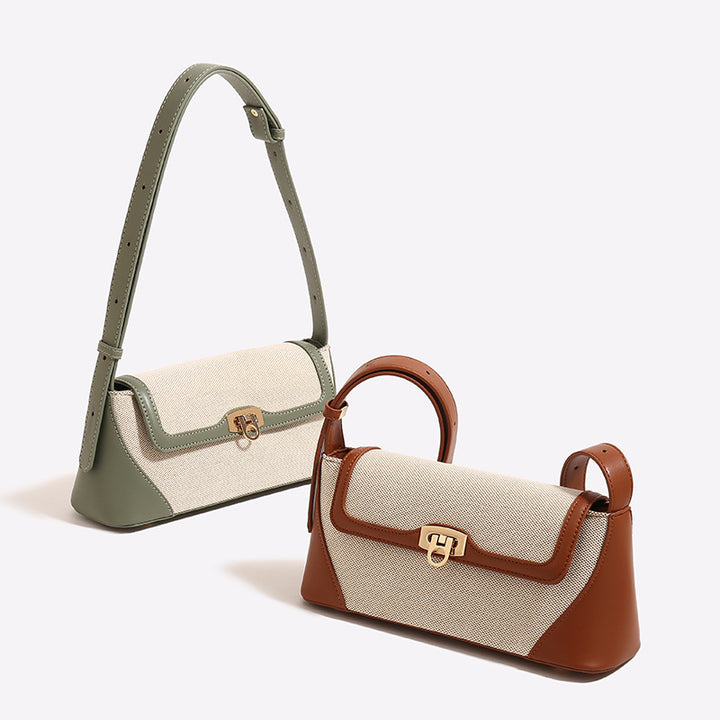 Damen Umhängetasche mit eleganter Faltentechnik und hochwertigem Kunstleder Nord Taschen