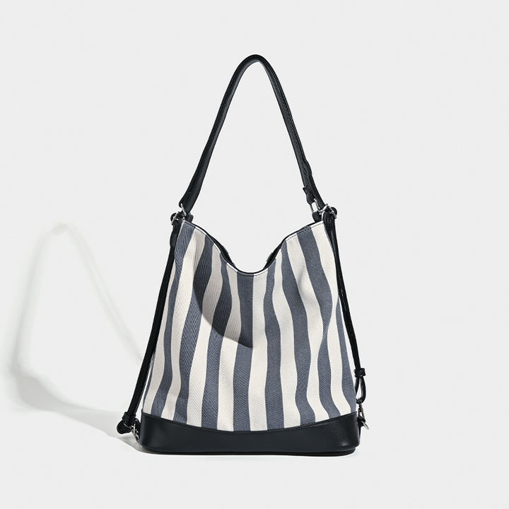 Damen Hobo-Tasche mit modernem Streifenmuster und vielseitigem Innenraum Nord Taschen