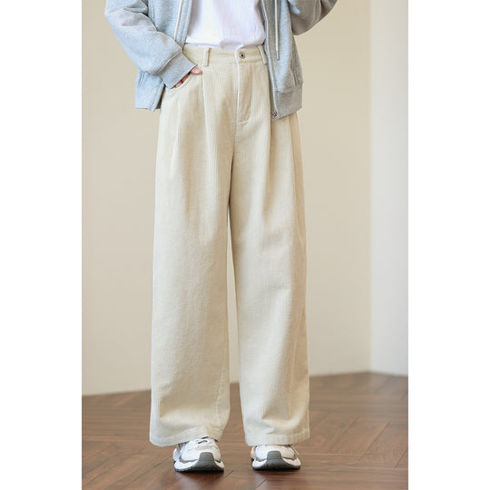 Damen Weit geschnittene Cordhose Nord Taschen