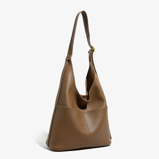 Damen praktische Hobo-Tasche aus geschmeidigem Leder Nord Taschen