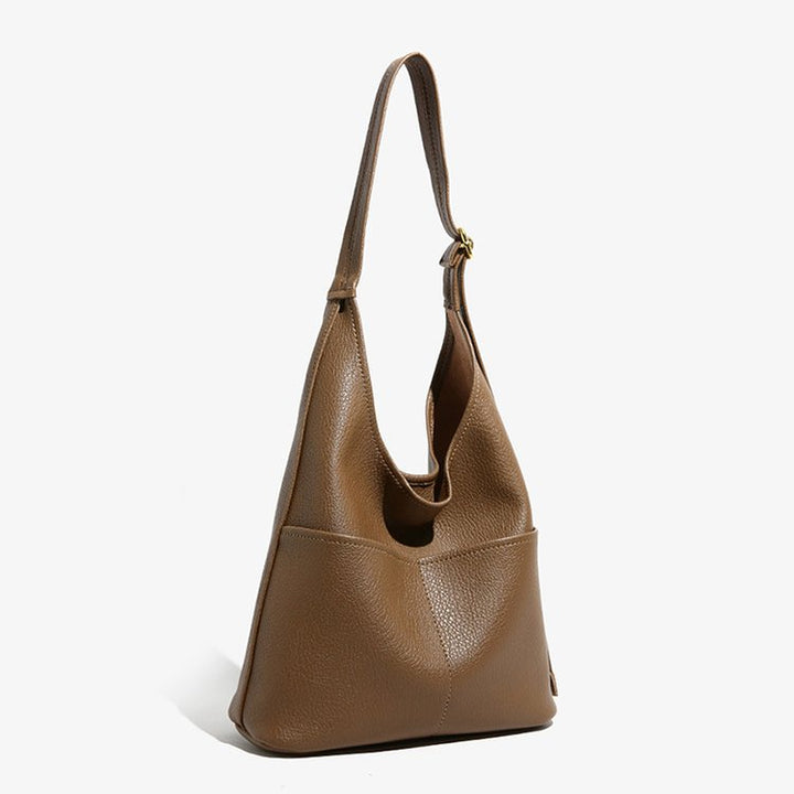 Damen praktische Hobo-Tasche aus geschmeidigem Leder Nord Taschen