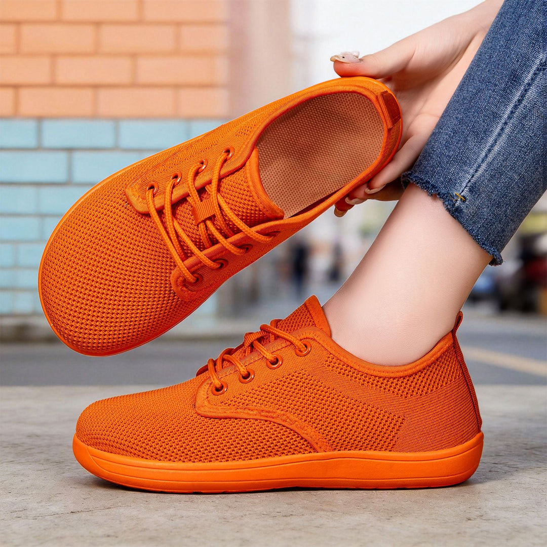 Damen Leichte und atmungsaktive Schnürschuhe mit flexiblem Obermaterial
