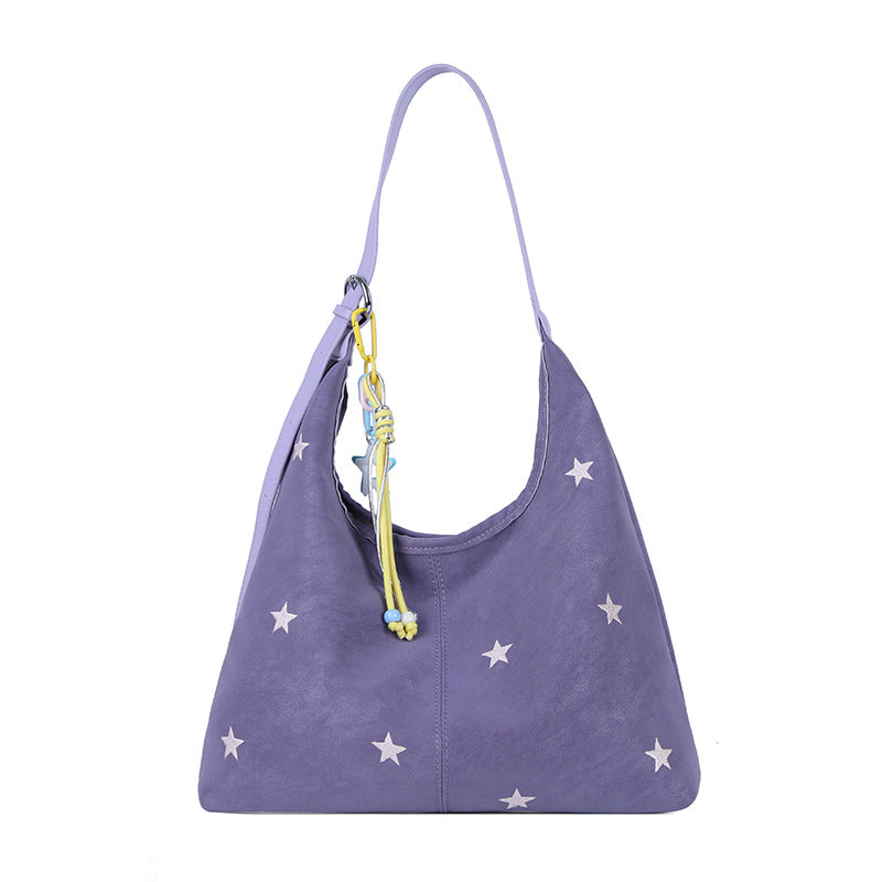 Damen Hobo Tasche mit funkelnden Sternenapplikationen Nord Taschen