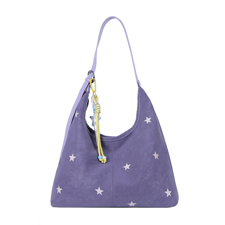 Damen Hobo Tasche mit funkelnden Sternenapplikationen Nord Taschen