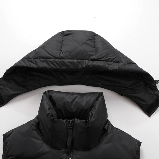 Herren Ärmellose gesteppte Thermoweste mit Kapuze und wasserabweisender Oberfläche Nord Taschen