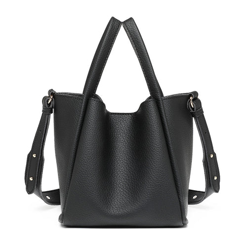 Damen Hobo-Tasche aus hochwertigem Kunstleder mit abnehmbarem Schulterriemen Nord Taschen