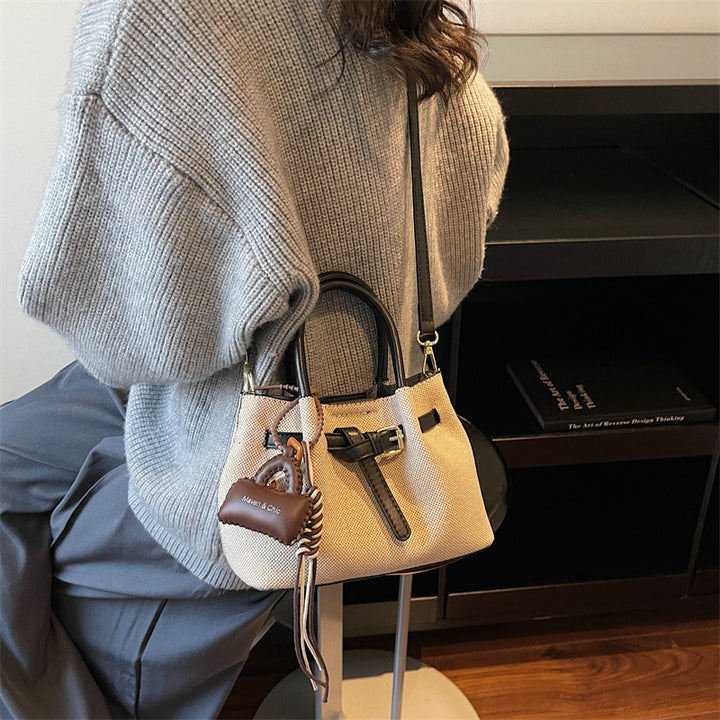 Damen Beuteltasche mit luxuriösen Details und abnehmbarem Schulterriemen Nord Taschen