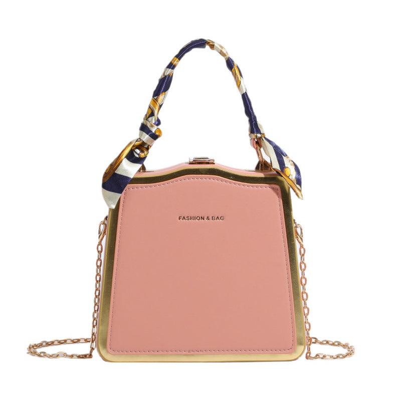 Damen Designer Handtasche mit abnehmbarem Seidenschal Nord Taschen