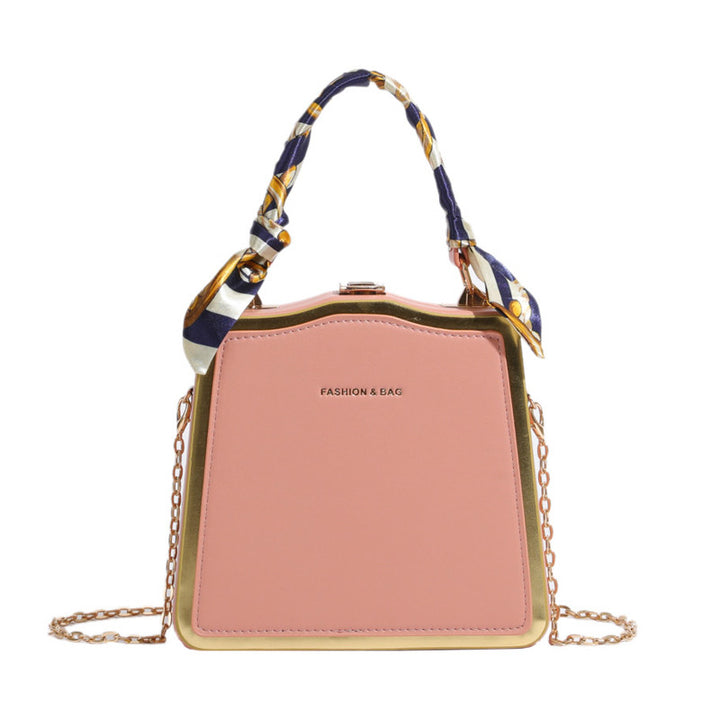 Damen Designer Handtasche mit abnehmbarem Seidenschal Nord Taschen