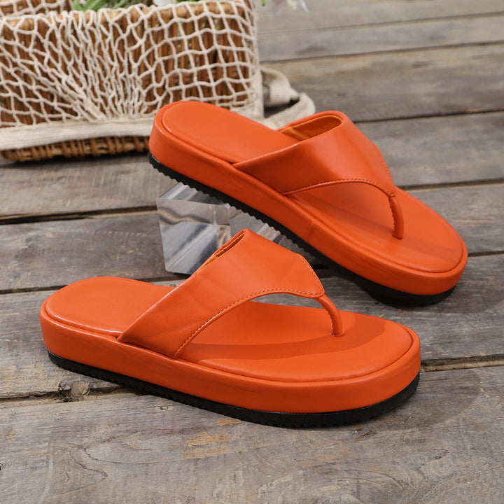 Damen Komfortable Zehensandalen mit ergonomischem Fußbett und rutschfester Sohle