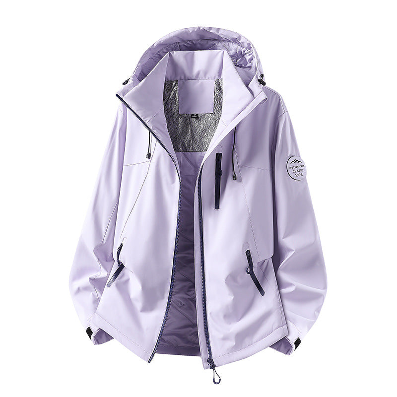 Herren Wasserabweisende Softshelljacke mit Kapuze und Reißverschlusstaschen Nord Taschen