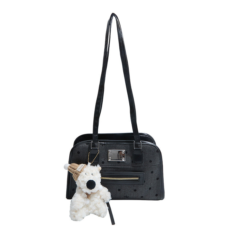 Damen modische Handtasche mit verspieltem Punktedesign Nord Taschen