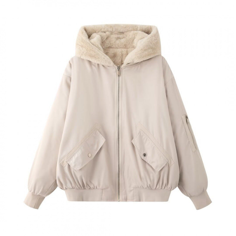 Wendbare Oversize Winterjacke