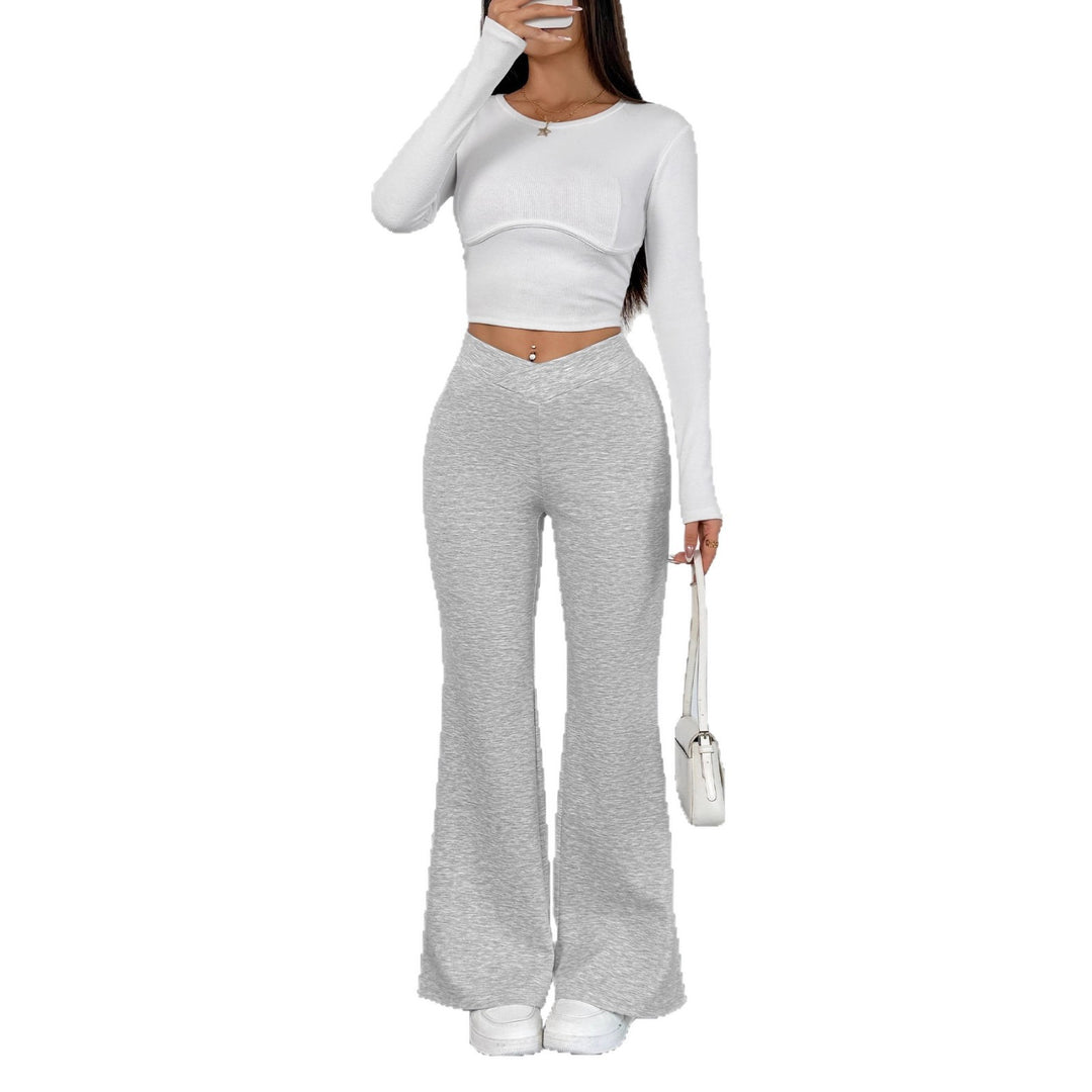 Damen Bequeme Elegante Freizeithose Nord Taschen